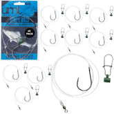 Uncle Mo's Slider Rigs 10-Pack with 6/0 inline circle hooks