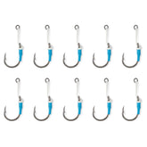 Uncle Mo's Tackle solid ring jigging hooks for strong saltwater performance