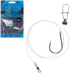UNCLE MO'S Striped Bass Slider Rig with 6/0 hook for surf fishing
