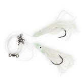 UNCLE MO'S Tilefish Hi-Lo rig ready for deep-sea fishing with durable construction.
