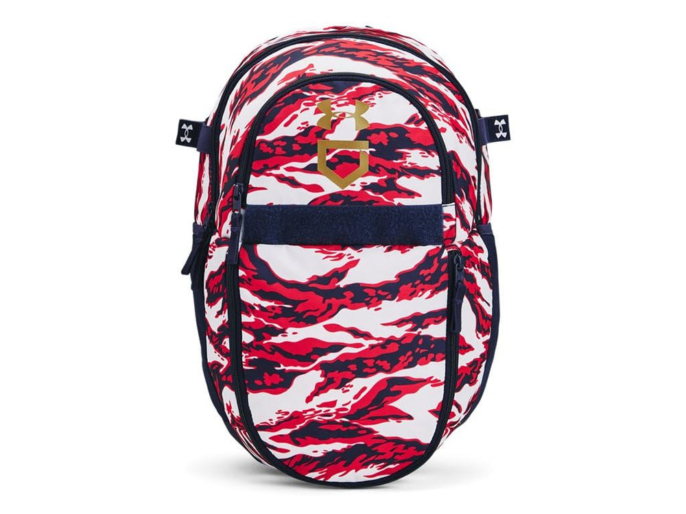 Under Armour Ace 2 T-Ball Backpack front pocket keeps valuables secure and organized.