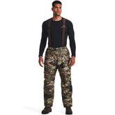 Under Armour ColdGear Infrared Deep Freeze pants forest camo front view for winter warmth