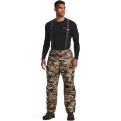 Under Armour ColdGear Infrared Deep Freeze pants front view for winter warmth and water resistance.