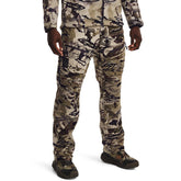 Under Armour Ridge Reaper Infil Windstopper HD pants demonstrate water-repellent protection for wet-weather hikes.