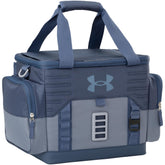 Under Armour Sideline Cooler shows durable fabric protecting contents during outdoor use.