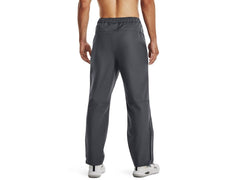 Under Armour Stormproof lined rain pants side pocket view highlights secure hand pockets