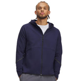 Under Armour Unstoppable fleece grid hoodie front view for versatile workouts