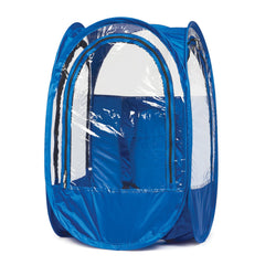 Under the Weather StadiumPod wearable shelter blocks rain while keeping you cheering.