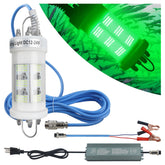 160W Green Underwater Fishing Light illuminated underwater