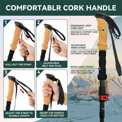 Underwood Aggregator cork grip close-up demonstrates sweat-wicking comfort.