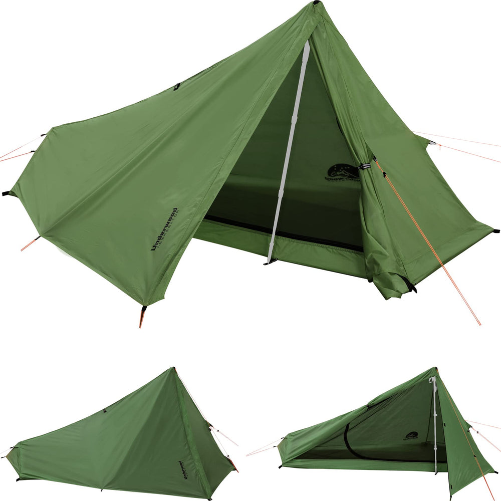 Underwood Aggregator Trekker tent setup shows quick solo pitching for hikers.