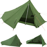 Underwood Aggregator Trekker tent setup shows quick solo pitching for hikers.