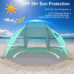 Unicamper UPF 50+ fabric shields skin from sun