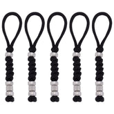 UNICRAFTALE knife lanyard with skull beads improves grip and quick access