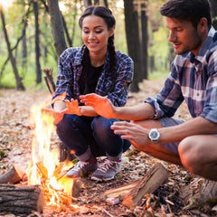 UniFlame Fatwood ignites when wet, ideal for rainproof camping