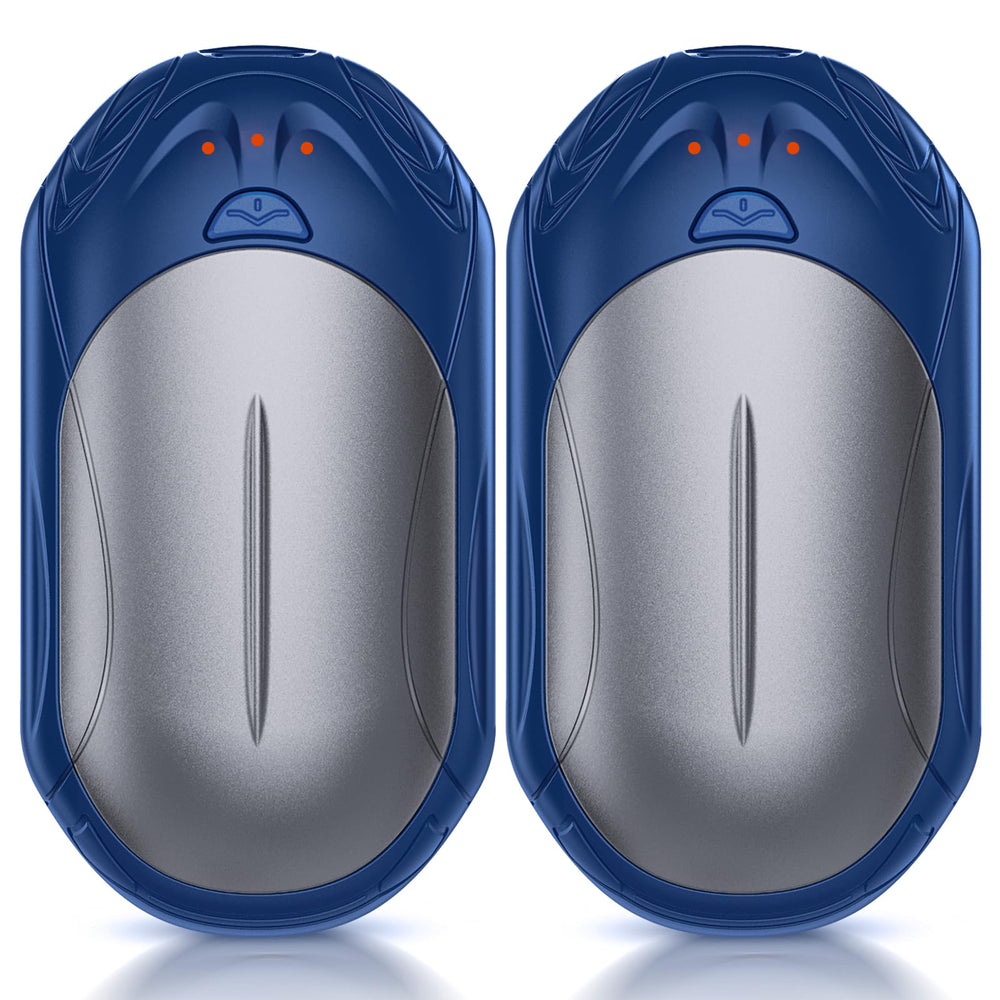 UNIHAND AI Hand Warmers two-pack front view delivers portable warmth for outdoor use.