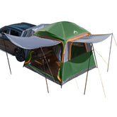 UNIHIMAL SUV Tent setup showcases spacious layout for family camping.