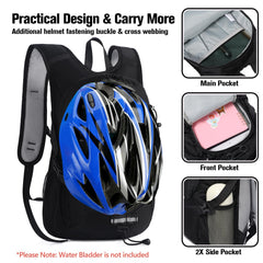 Unineovo 12L kids backpack water bladder pocket, hydration-ready for on-the-go use.