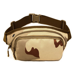 UNISTRENGH tactical waist bag interior pocket layout for organized storage.