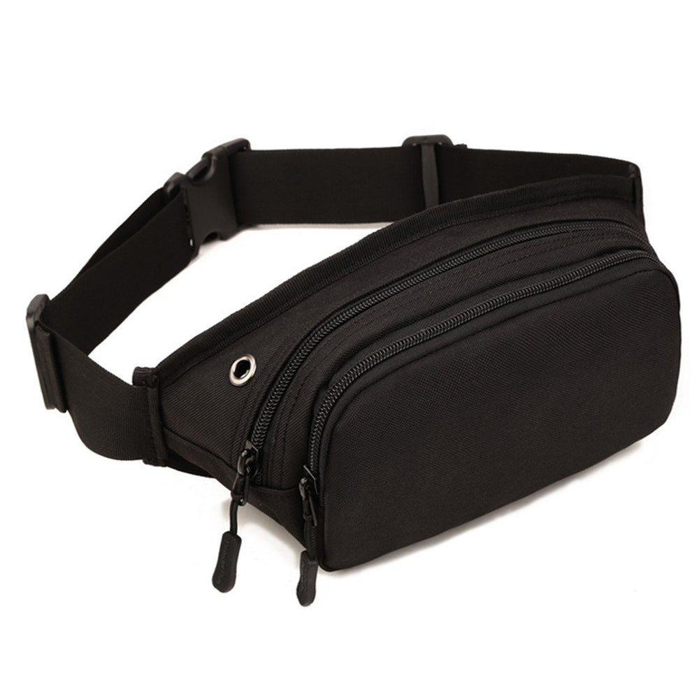 UNISTRENGH tactical waist pack front view for quick access during hikes