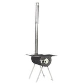 United States Stove Caribou Backpacker CCS14 assembled for rugged outdoor use.