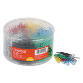 Universal 21000 vinyl-coated paper clip for stacked papers; durable grip keeps documents secure.