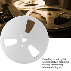 Universal blank reel with 3-hole NAB flange for open reel tape