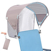 Universal Chair Umbrella Canopy chair-clamp secures shade for sun protection