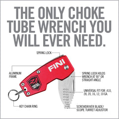Universal choke wrench compatible with multiple gauges