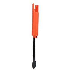 Stainless steel universal fishing pole rod holder on the ground