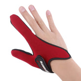 Uniwit fishing glove red front view