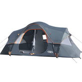 UNP camping-tent-10-person-front-view shows spacious interior for family trips.