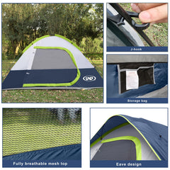 unp camping tent 4p rainfly removable feature enables adaptable shelter in rain