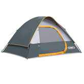 unp camping tent 4p setup demonstrates quick assembly for weekend camping