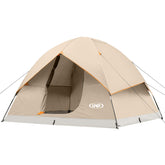 UNP camping tent 6-person dome front view shows roomy interior for family trips.