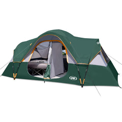 UNP camping tent exterior view, spacious shelter for families.