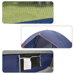 UNP Dome Tent ventilation design highlights breathable panels for comfort