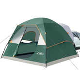 UNP SUV Dome Tent assembly setup showing quick shelter for car camping.