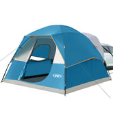 UNP SUV Dome Tent exterior view showing roomy 10x10 footprint for family car camping.