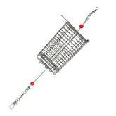 UperUper 10pcs stainless steel fishing bait cage feeder
