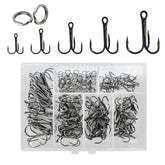 Main image of UperUper 200-pack treble hooks kit with storage box