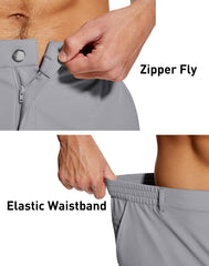 UPGET elastic waist close-up showing flexible, comfortable fit