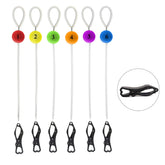 Puncture-free culling tag wrapped around bass lip