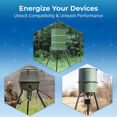 UB645 6V terminals with adapters included for universal installation