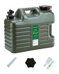 UPWOIGH thickened water jug side view with easy-carry design for camping hydration.