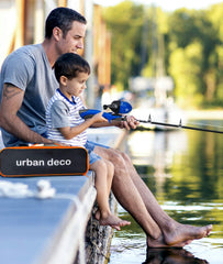 Telescopic fishing rod extended to 50.2 inches for kids