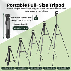 Compact spotting scope with phone adapter attached