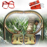 UrbanUp tree climbing gear with safety feet for secure high-altitude grip.