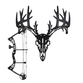 Urbraneco deer skull wall mount showcases rugged hunting décor with space-saving display.