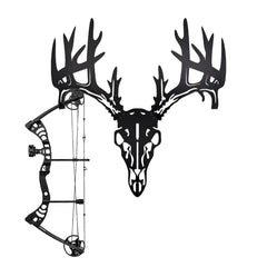 Urbraneco deer skull wall mount showcases rugged hunting décor with space-saving display.